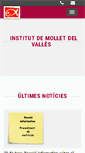 Mobile Screenshot of iesmollet.net