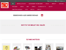 Tablet Screenshot of iesmollet.net